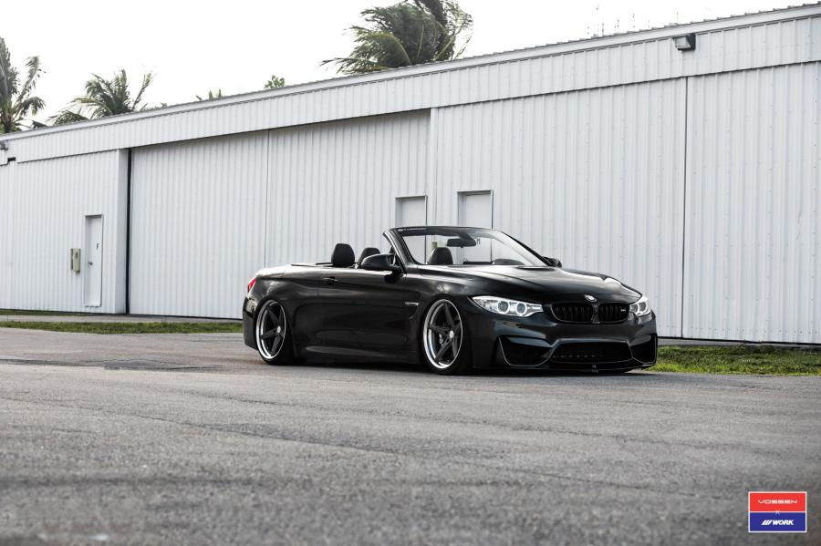  BMW M4 Convertible on Vossen Wheels (VWS-3) 2018 года  (фото 6 из 17)
